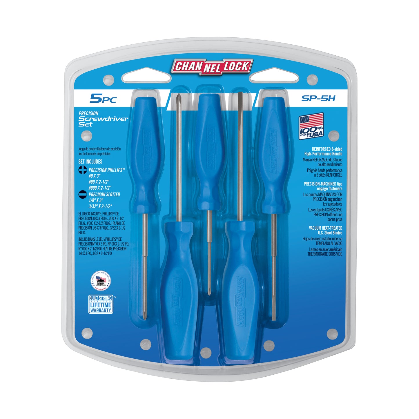 5pc Precision Screwdriver Set (SP-5H)
