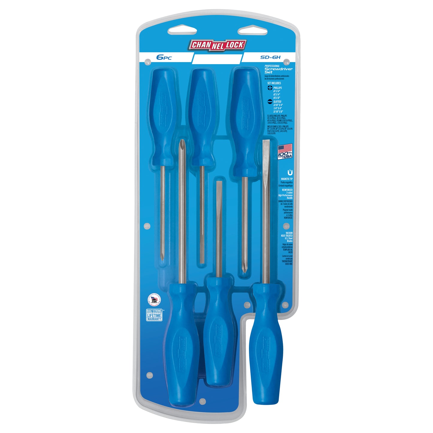 6pc Standard Screwdriver Set (SD-6H)