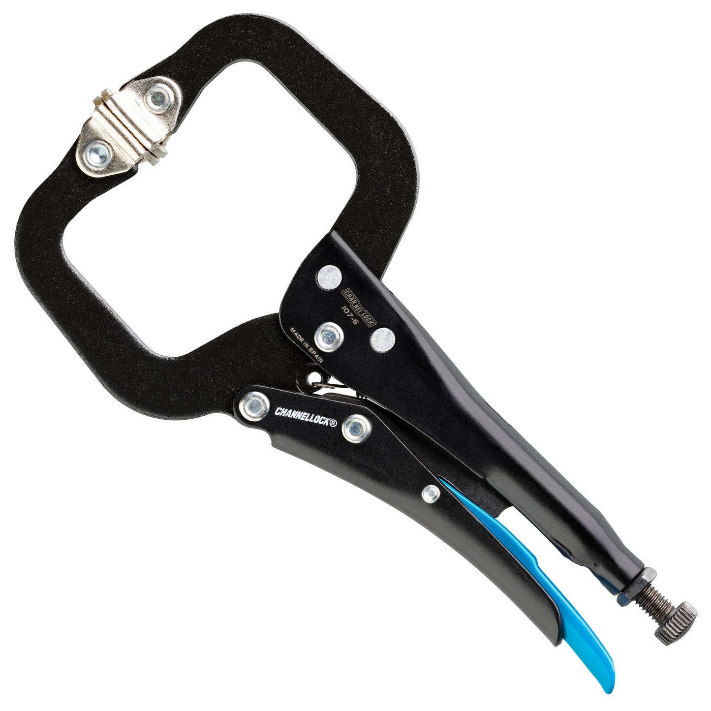 6-inch C-Clamp Locking Pliers w/ Swivel Pads (107-6)