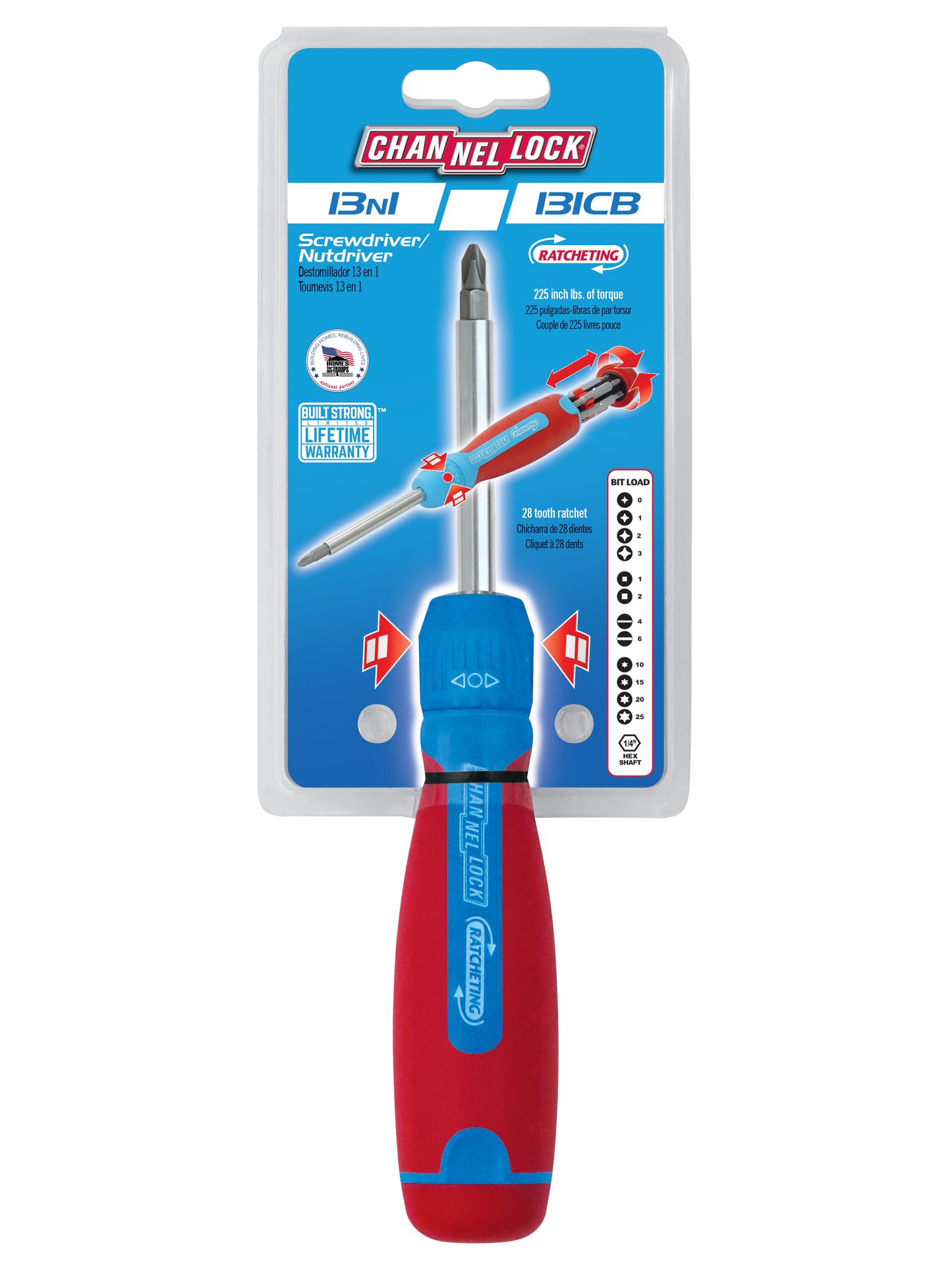13-in-1 Ratcheting Multi-Bit Screwdriver (131CB)