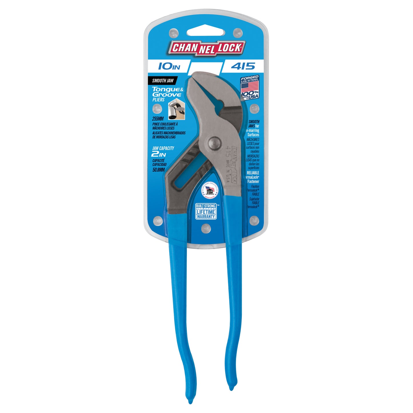 10-inch Smooth Jaw Tongue & Groove Pliers (415)