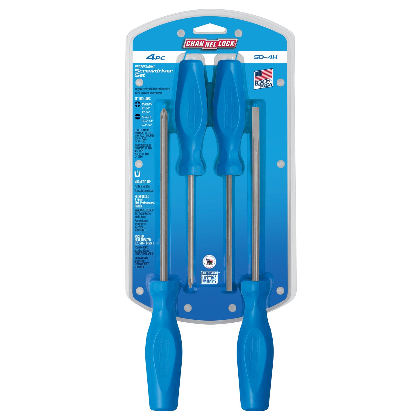 4pc Standard Screwdriver Set (SD-4H)