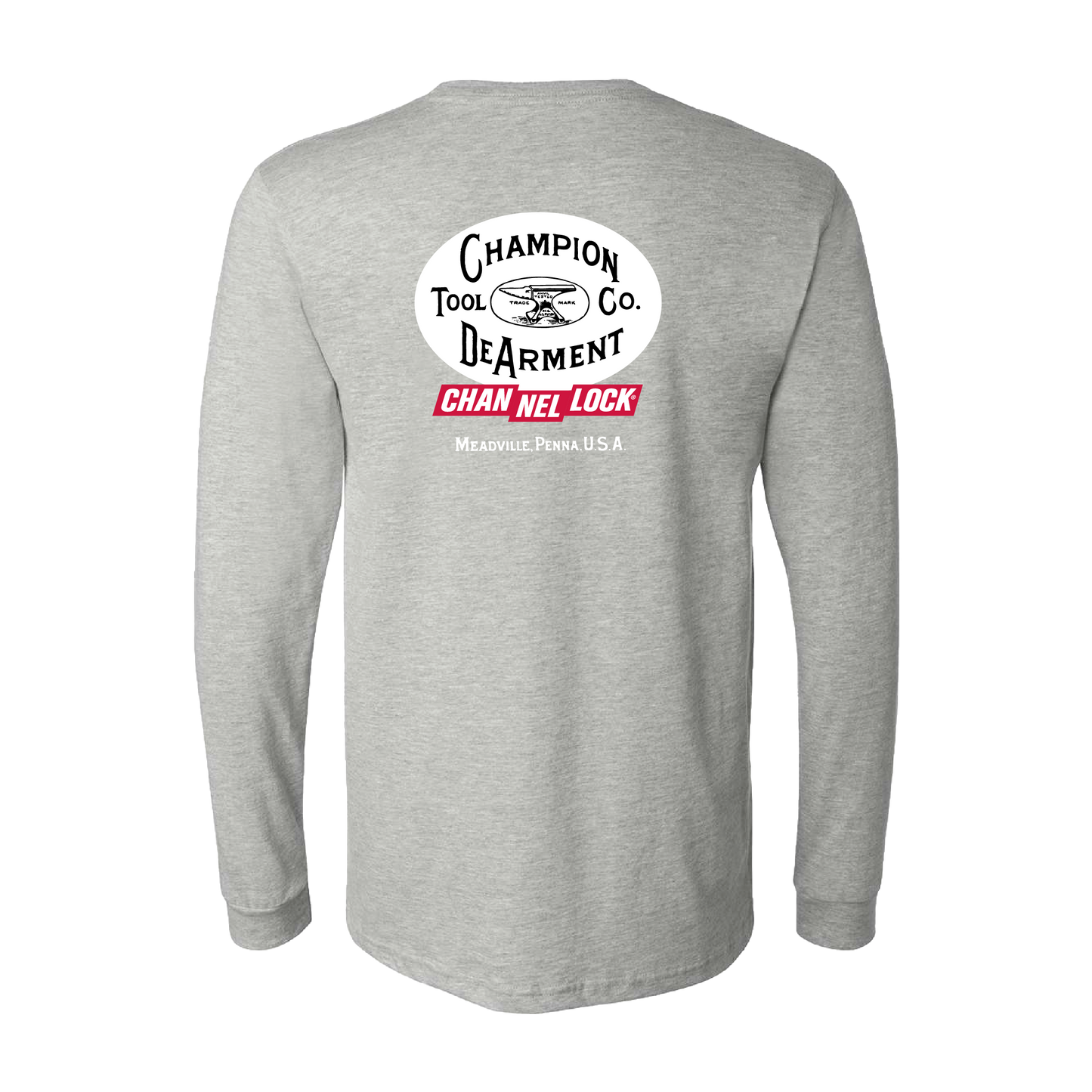 The CHANNELLOCK® Champion Long Sleeve T-shirt