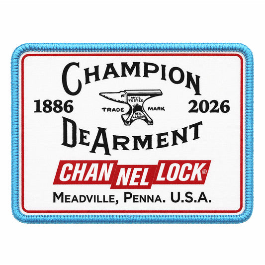 CHANNELLOCK® Champion DeArment Patch
