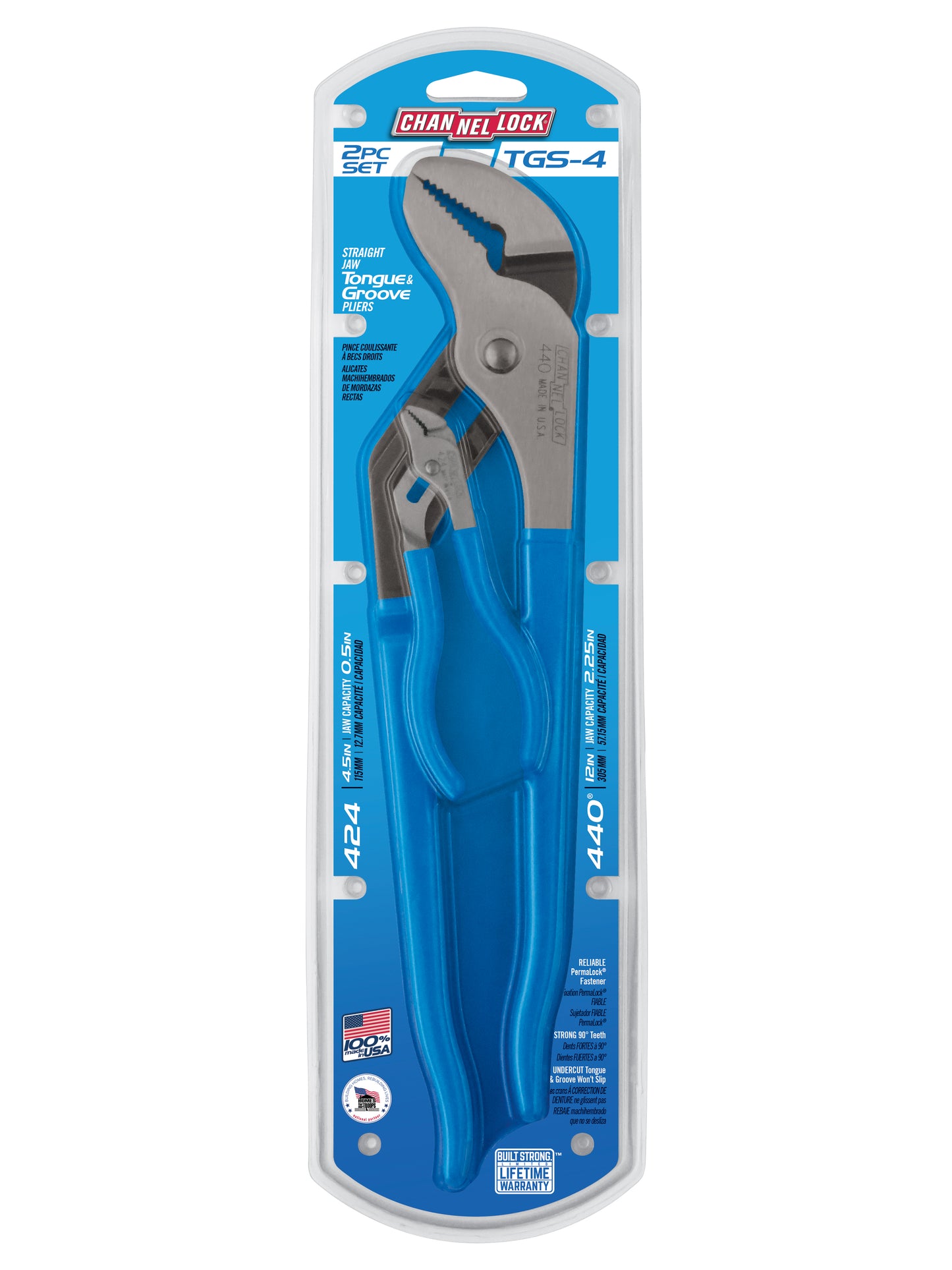 2pc Tongue & Groove Pliers Set (TGS-4)