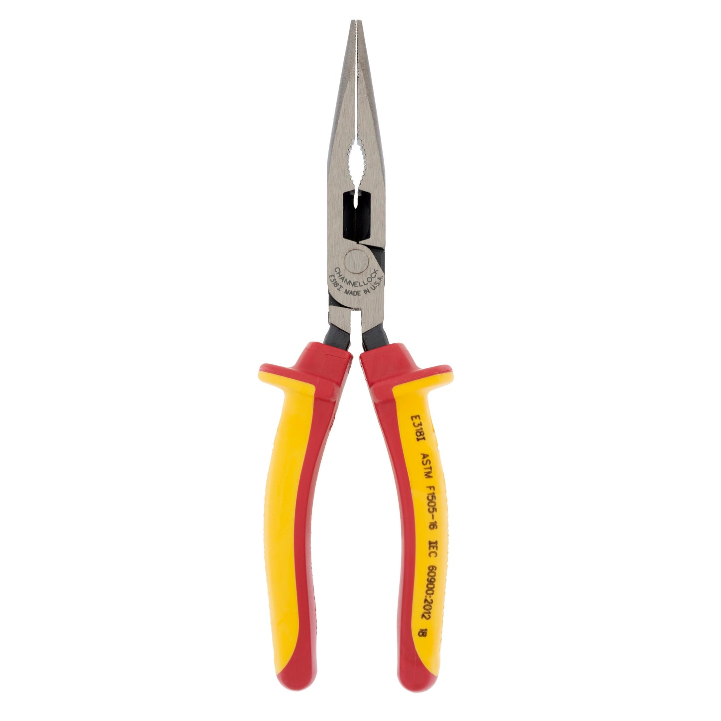 8-inch XLT™ Combination Long Nose Pliers w/ 1000V Insulated Grip (318I)