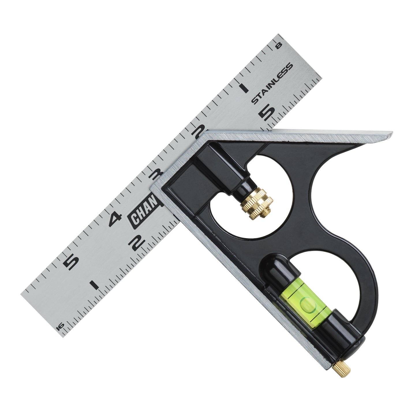 6-inch High-Visibility Stainless Steel Combination Square (8100-006CS)