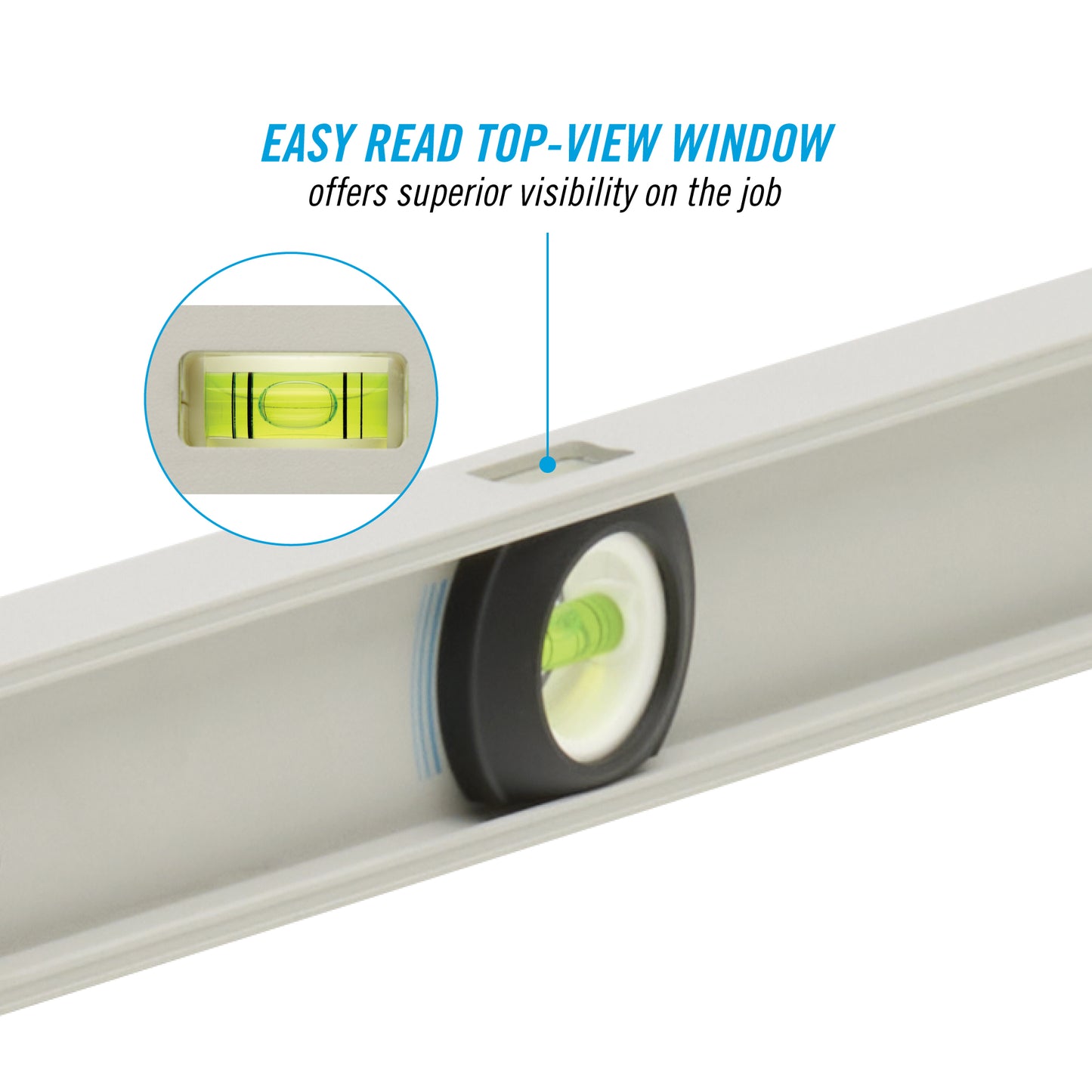 72-inch Professional-Grade Aluminum I-Beam Level (5100-0072)
