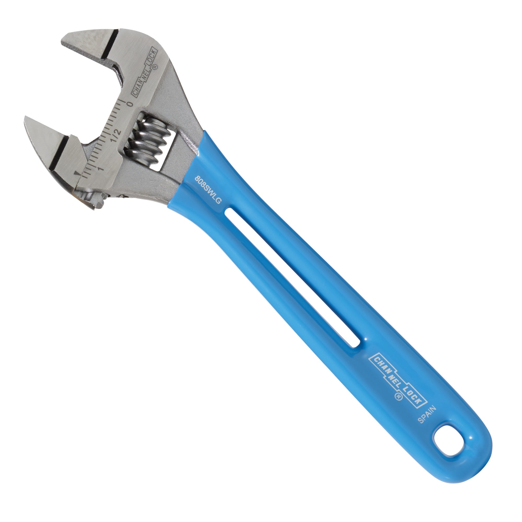 ゆん 8-inch Lightweight Extra Slim Jaw WideAzz® Adjustable Wrench
