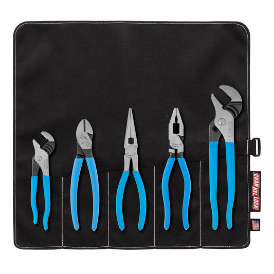 5pc Professional Tool Set with Tool Roll (TOOL ROLL-5)