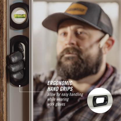 72-inch Professional-Grade Aluminum I-Beam Level (5100-0072)