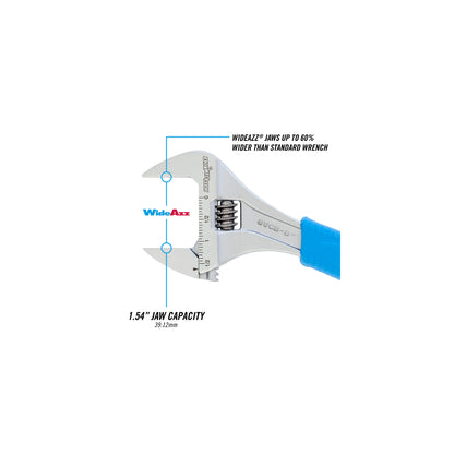8-inch CODE BLUE® WideAzz® Adjustable Wrench (8WCB)