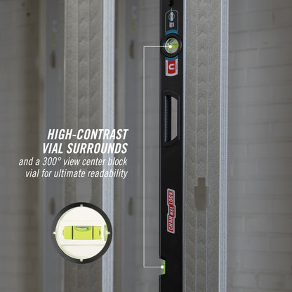 48-inch Professional-Grade Magnetic Aluminum Box Level (5200-0048M)