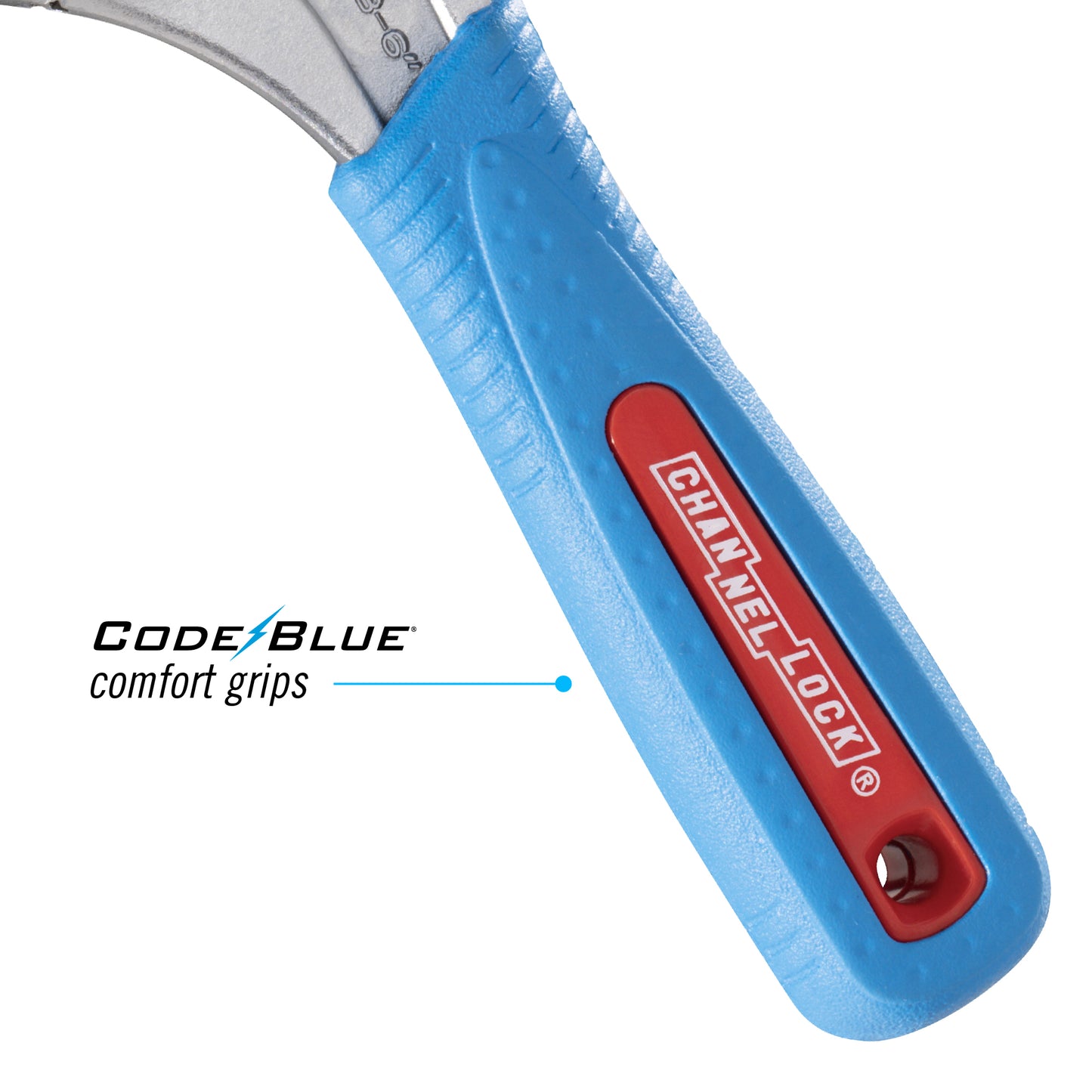 6-inch CODE BLUE® WideAzz® Adjustable Wrench (6WCB)
