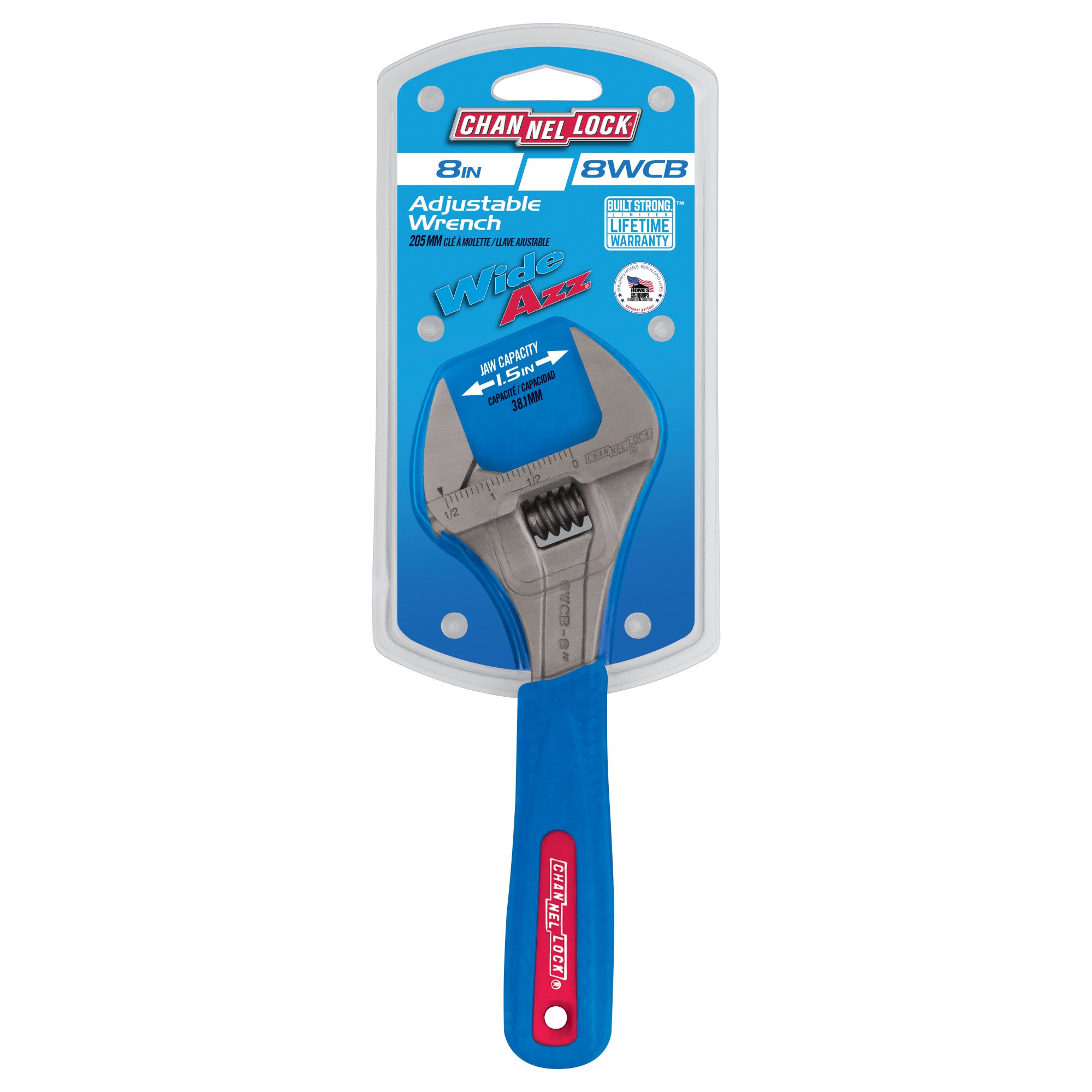 8-inch Adjustable Wrench | Shop CHANNELLOCK®