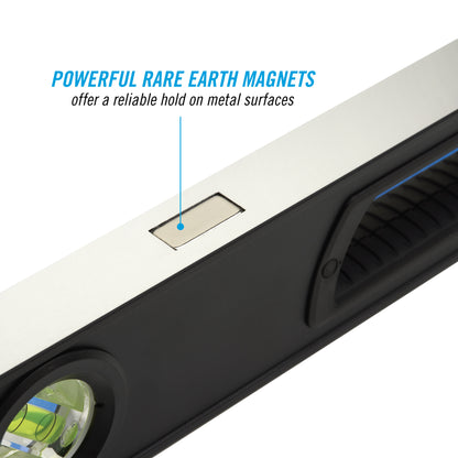 78-inch Professional-Grade Magnetic Aluminum Box Level (5200-0078M)