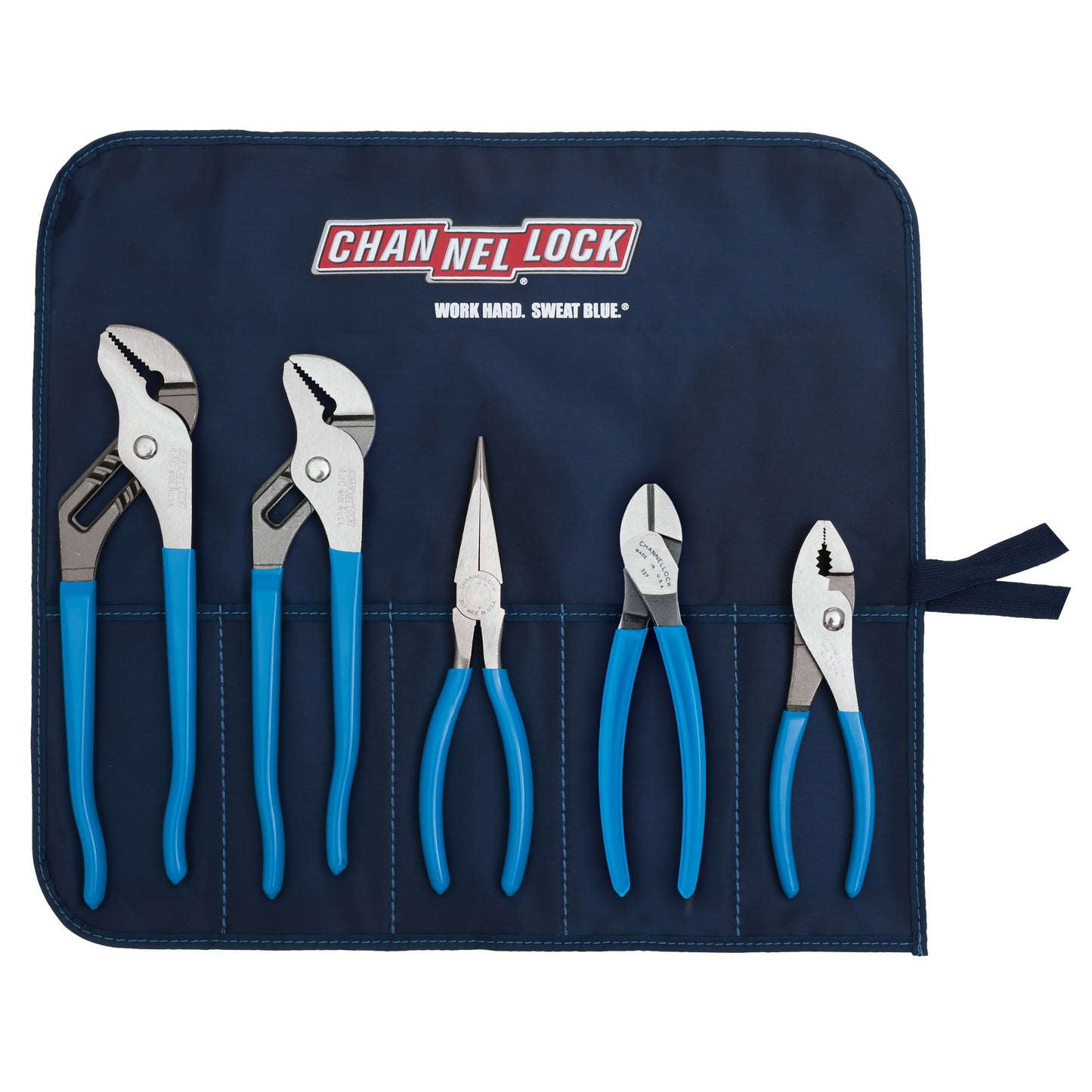 5pc Professional Pliers Set with Tool Roll (TOOL ROLL-3)