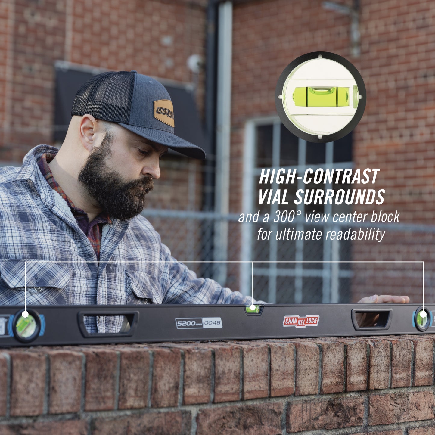 48-inch Professional-Grade  Aluminum Box Level (5200-0048)