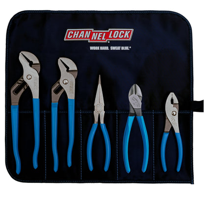 5pc Professional Pliers Set with Tool Roll (TOOL ROLL-3)