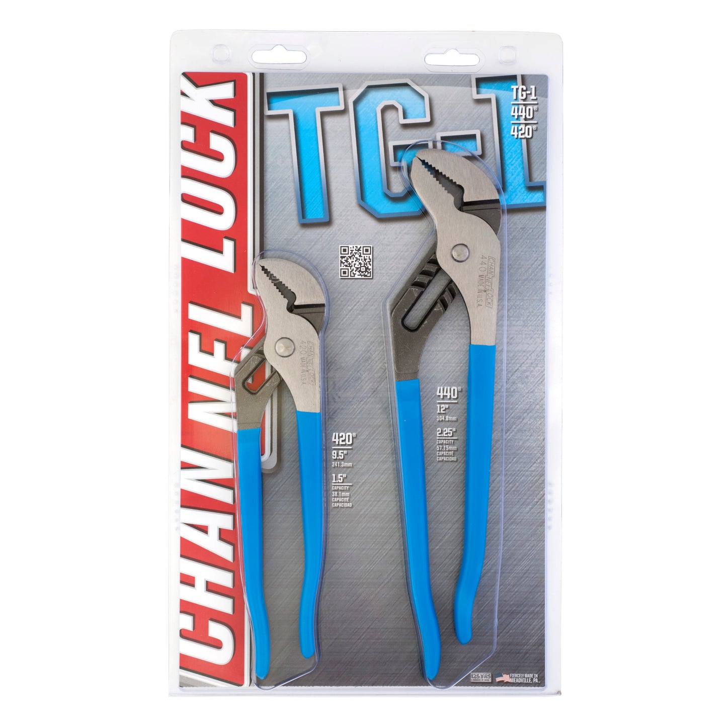 2pc Tongue & Groove Pliers Set (TG-1)