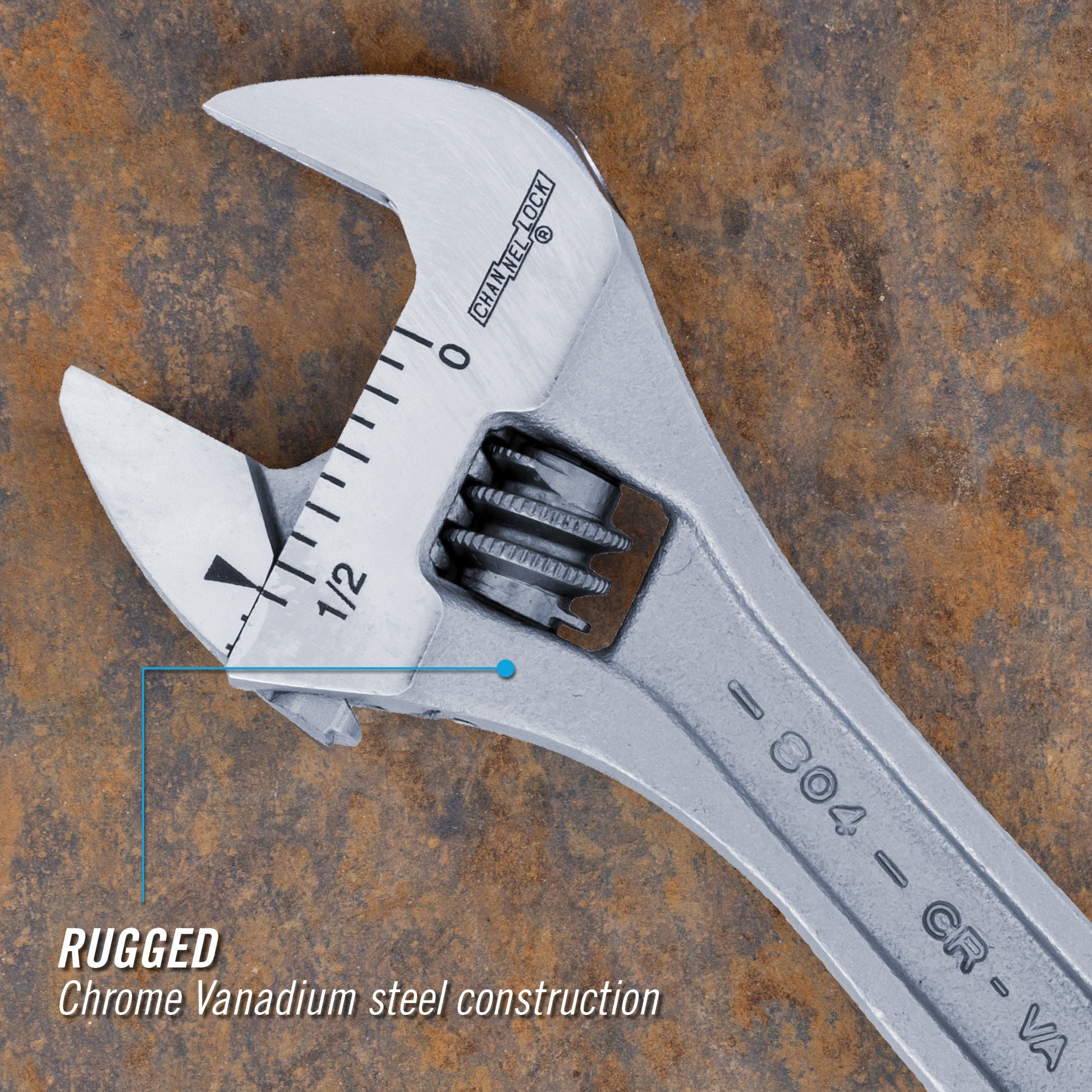 AMF 40766 Adjustable Pin Wrench - 14mm To 3.94 Inch Span With 6mm Pins For Twin-Studs