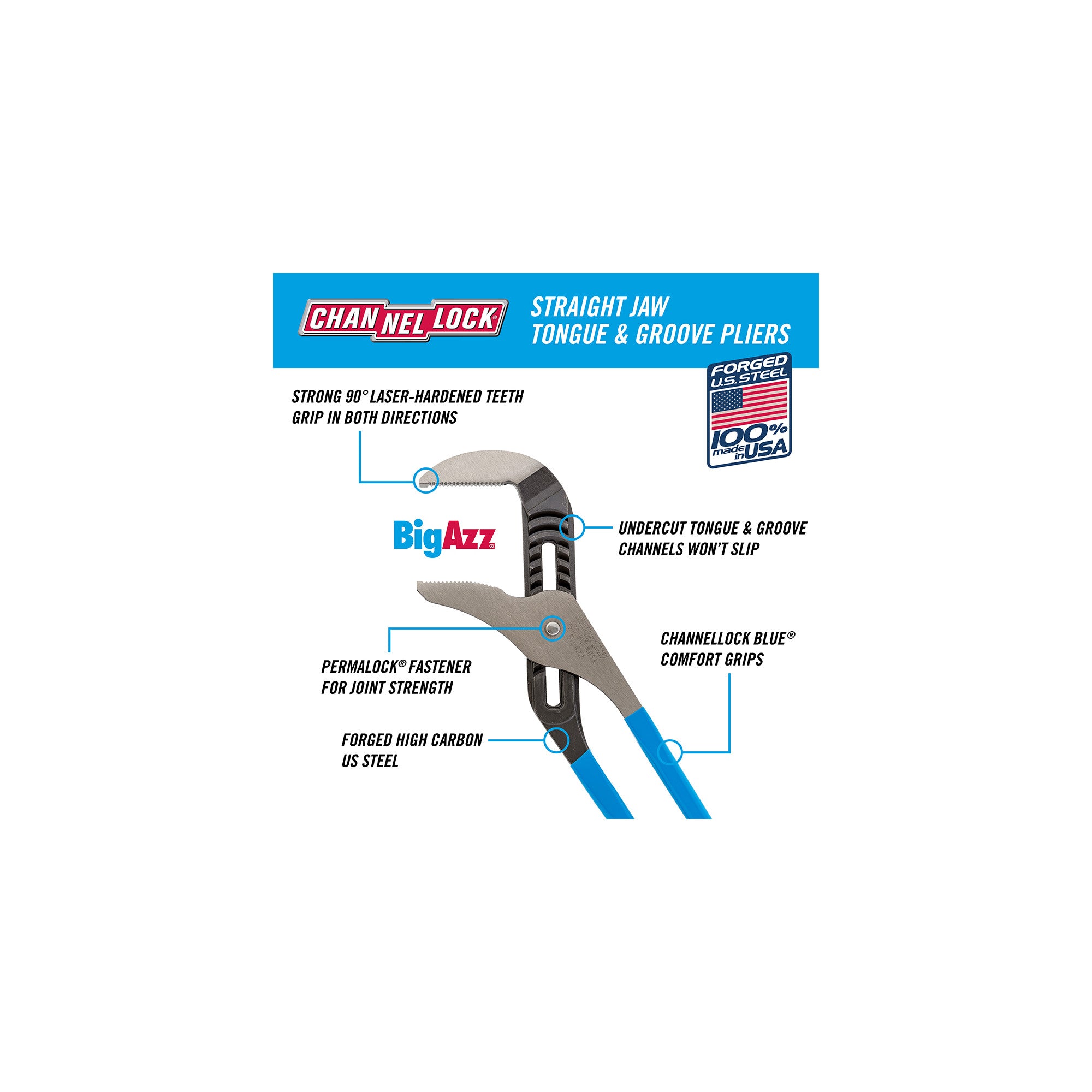 Channellock big on sale azz pliers