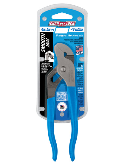 6.5-inch Smooth Jaw Tongue & Groove Pliers (425)