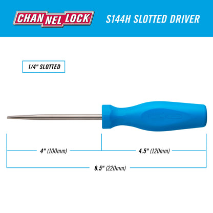 Slotted 1/4 x 4-inch Professional Screwdriver (S144H)