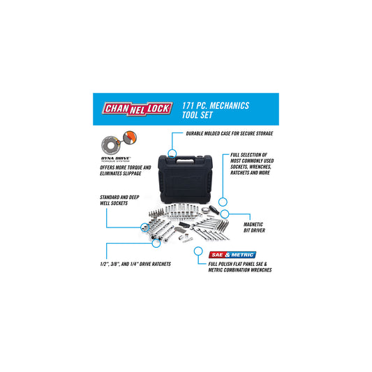 171pc Mechanic's Tool Set (39053)