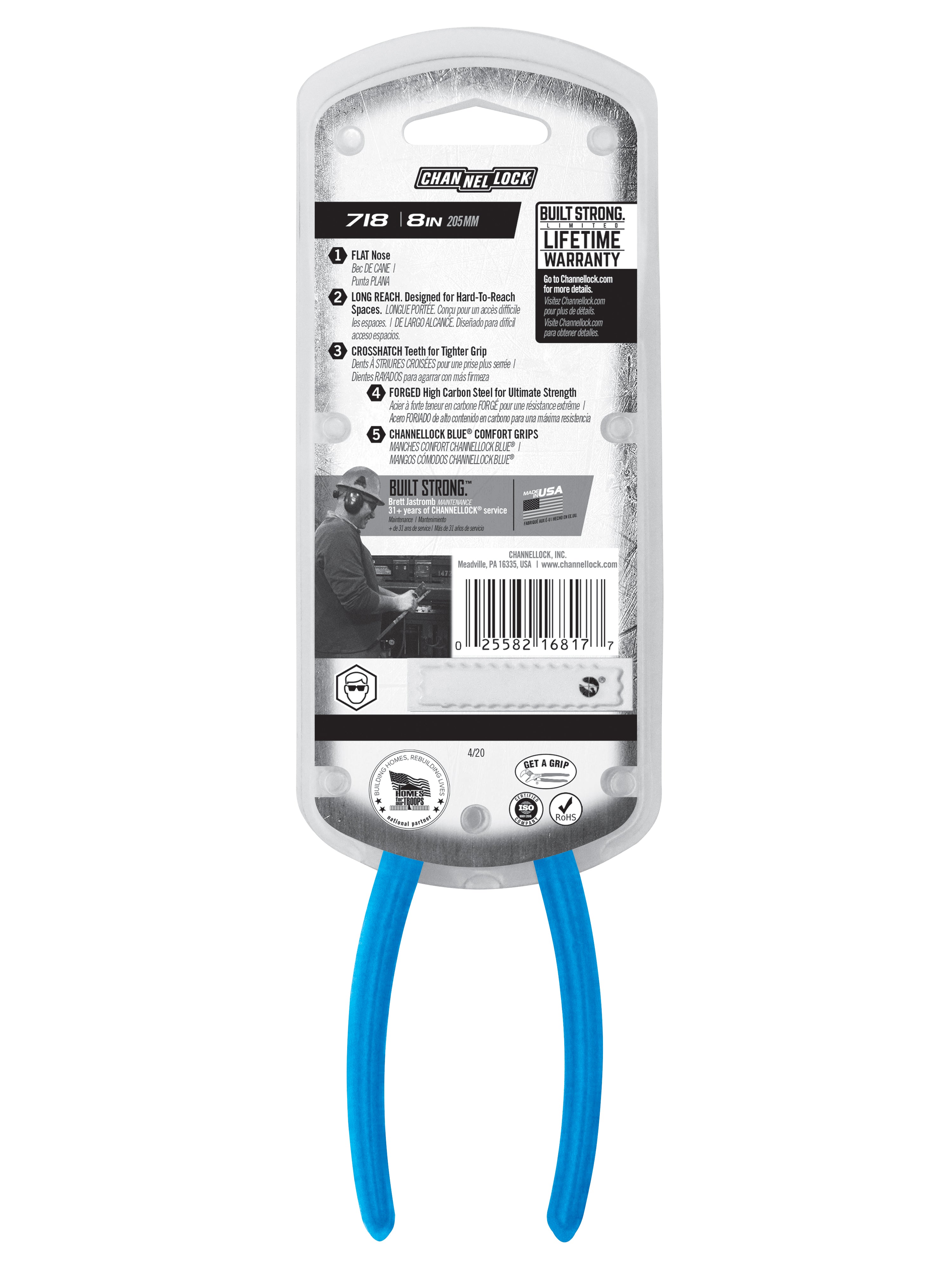 8-inch Duck Bill Long Reach Pliers (718) – CHANNELLOCK®