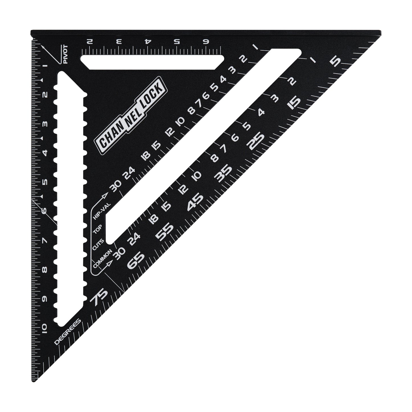 12-inch Laser-Etched Aluminum Extruded Rafter Square (8100-012RS)