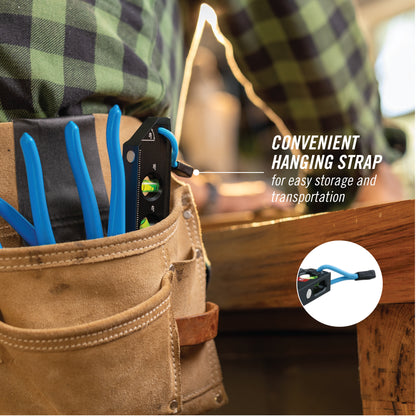 6.5-inch Professional-Grade Magnetic Electrician's Aluminum Billet Torpedo Level (6200-0065)