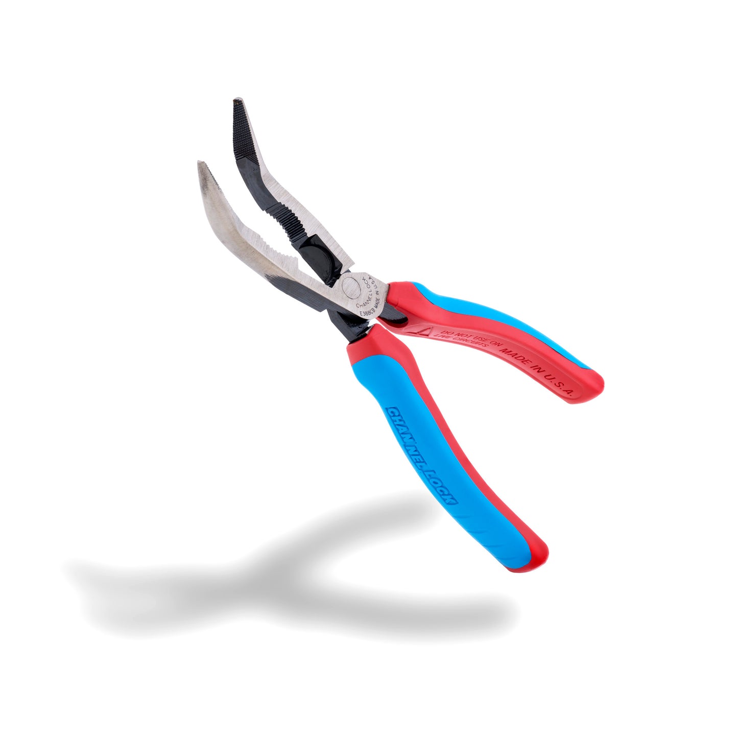 8-inch CODE BLUE® XLT™ Combination Bent Long Nose Pliers with Cutter (388CB)