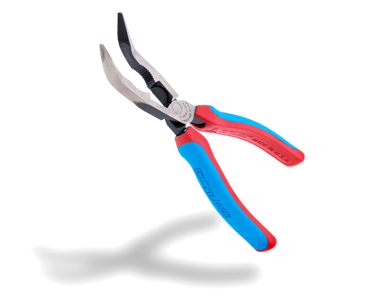 8-inch CODE BLUE® XLT™ Combination Bent Long Nose Pliers with Cutter (388CB)