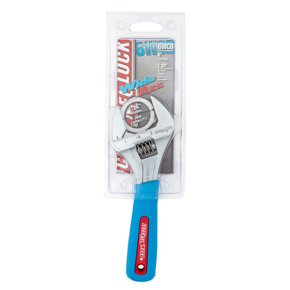 6-inch CODE BLUE® WideAzz® Adjustable Wrench (6WCB)