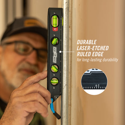 9-inch Professional-Grade Magnetic Aluminum Billet Torpedo Level (6200-0010)