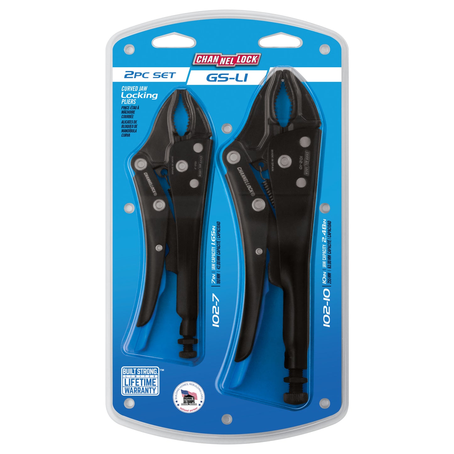 2pc Locking Pliers Set (GS-L1)