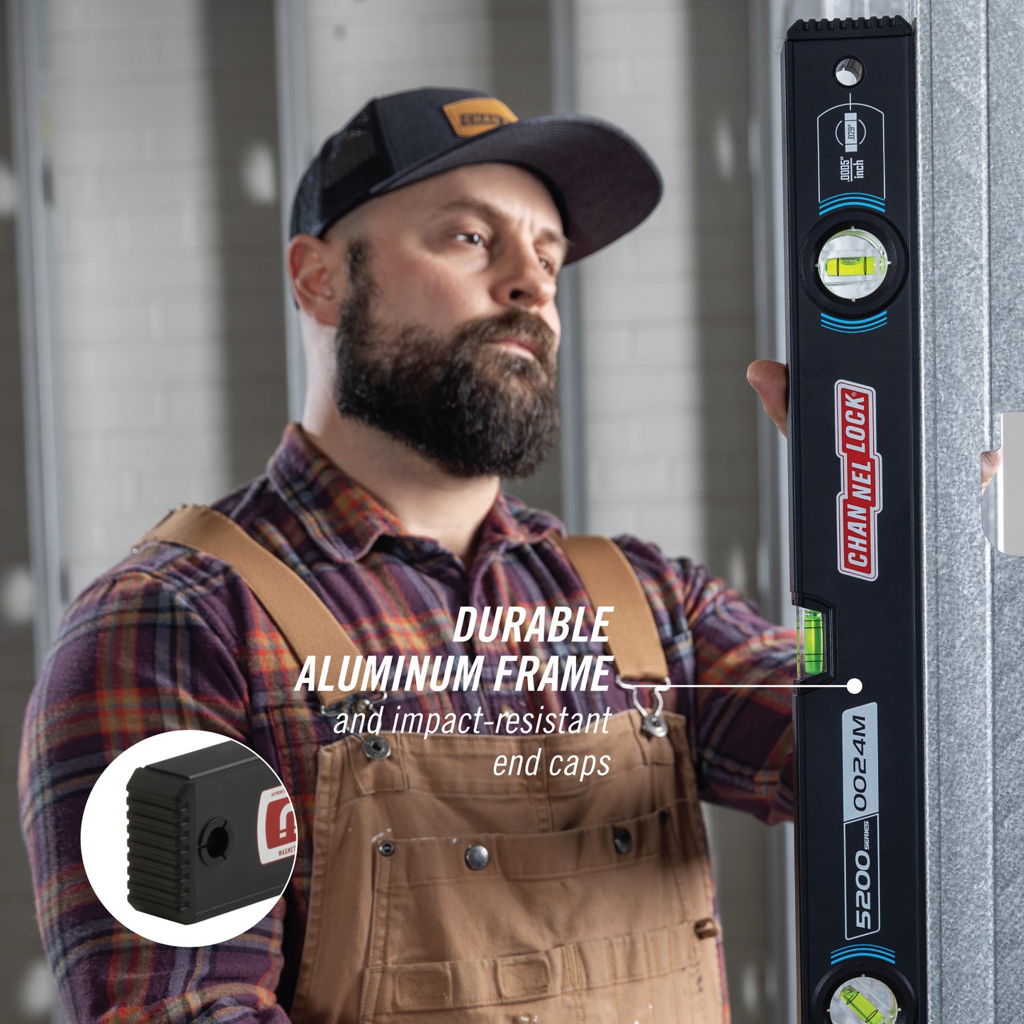 24-inch Professional-Grade Magnetic Aluminum Box Level (5200-0024M)