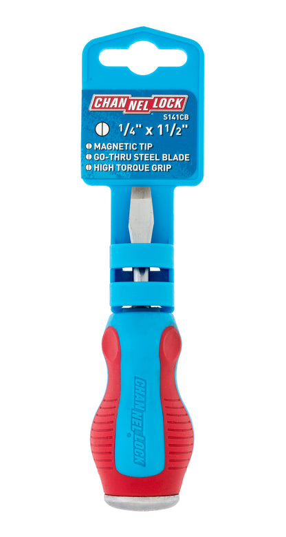 1/4 x 1.5-inch CODE BLUE® Slotted Screwdriver (S141CB)