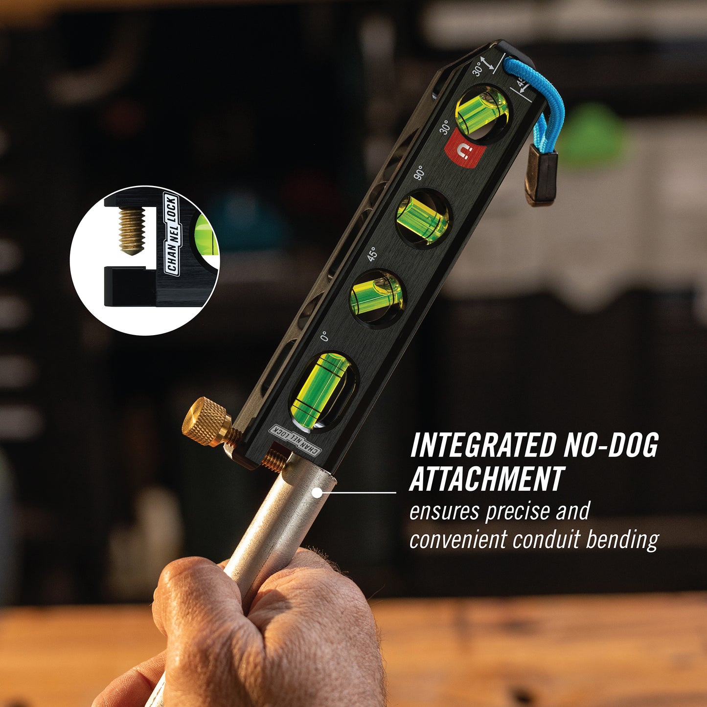 6.5-inch Professional-Grade Magnetic Electrician's Aluminum Billet Torpedo Level (6200-0065)