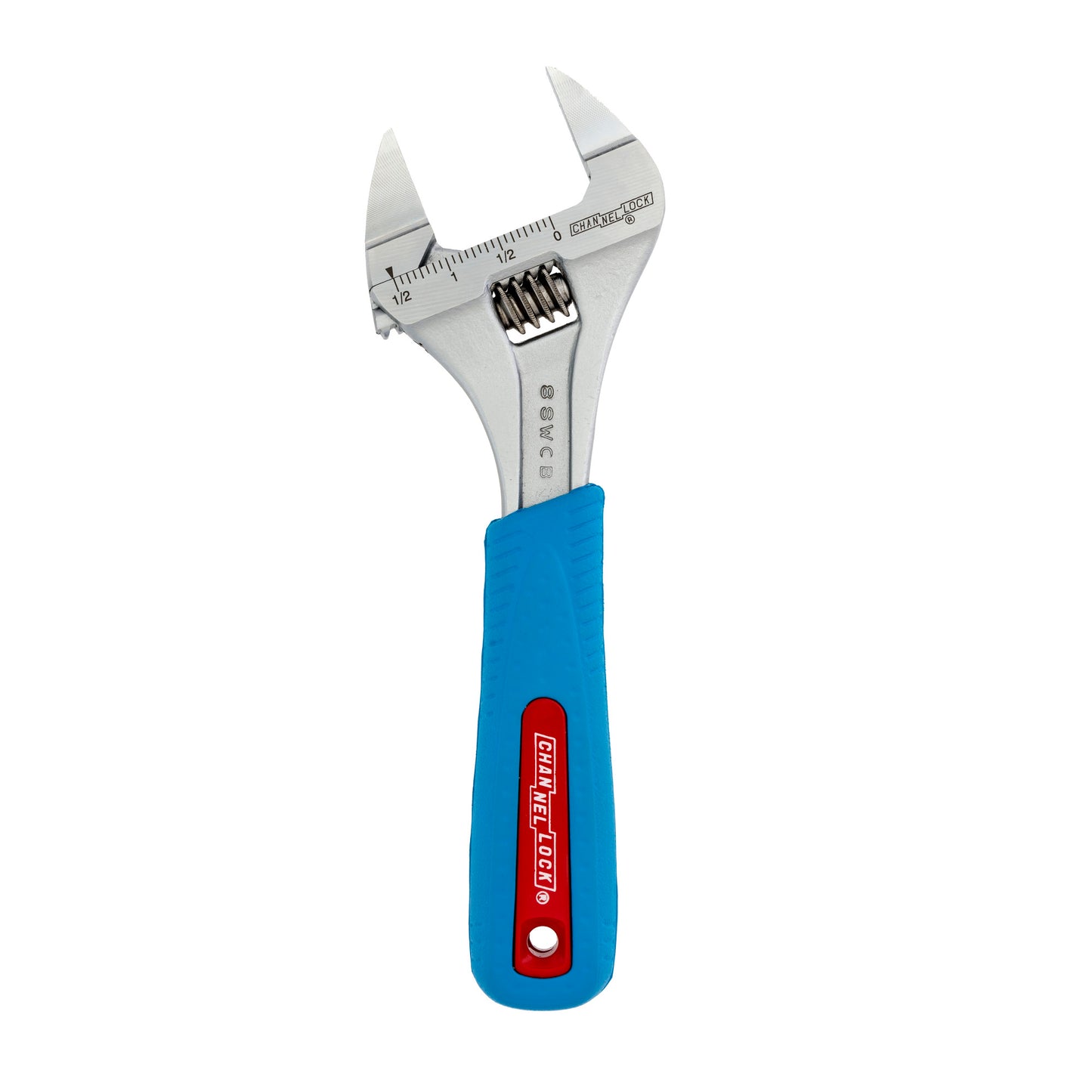 8-inch CODE BLUE® WideAzz® Slim Jaw Adjustable Wrench (8SWCB)