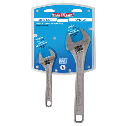 2pc Adjustable Wrench Set (WS-2)