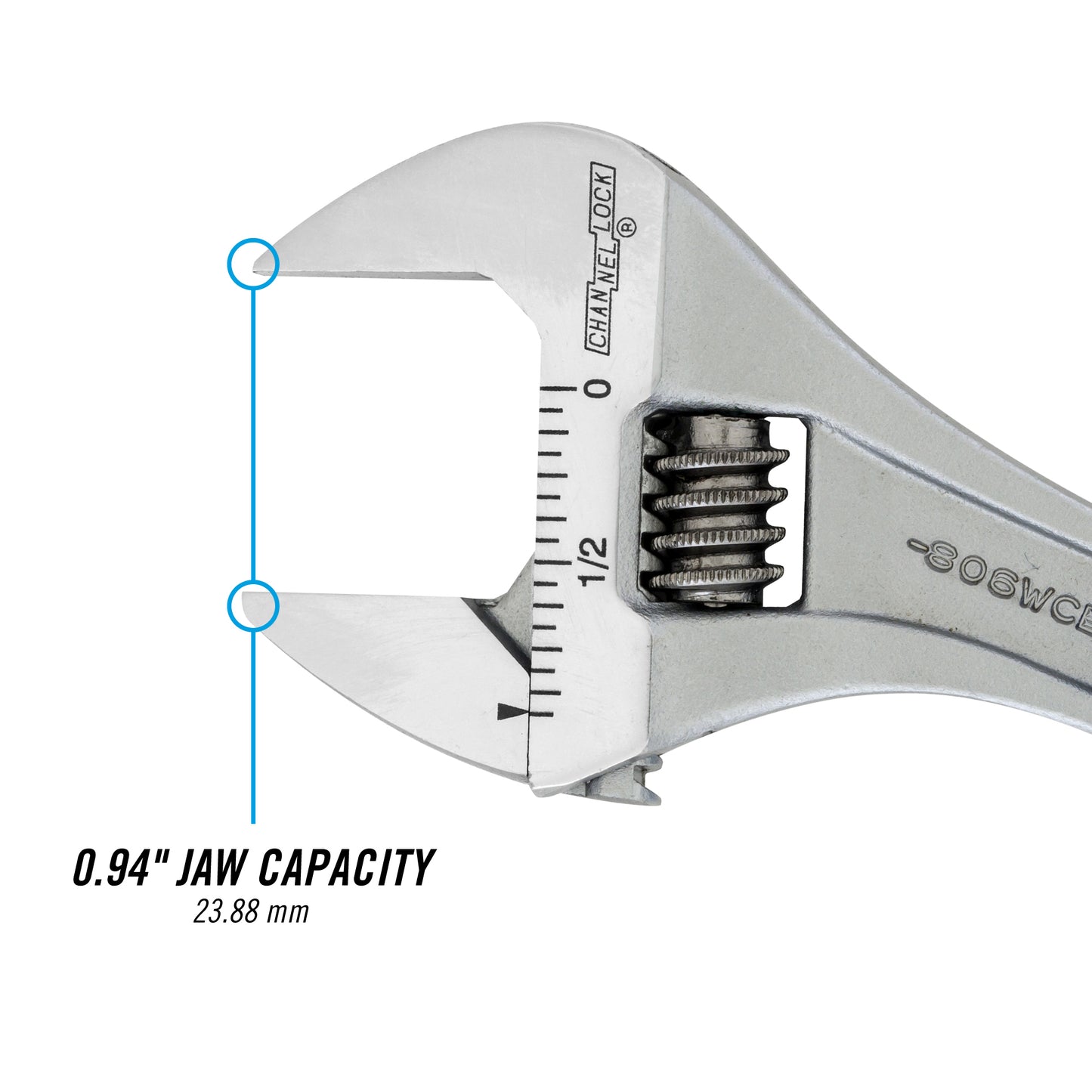 2pc CODE BLUE® Adjustable Wrench Set (WS-2CB)