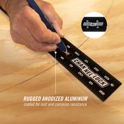 16x24-inch Aluminum Laser Etched Framing Square (8100-1624FS)