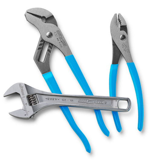 3 Pc Plier Set: 430, 528, 808W, Poly-Bagged (GS-20)