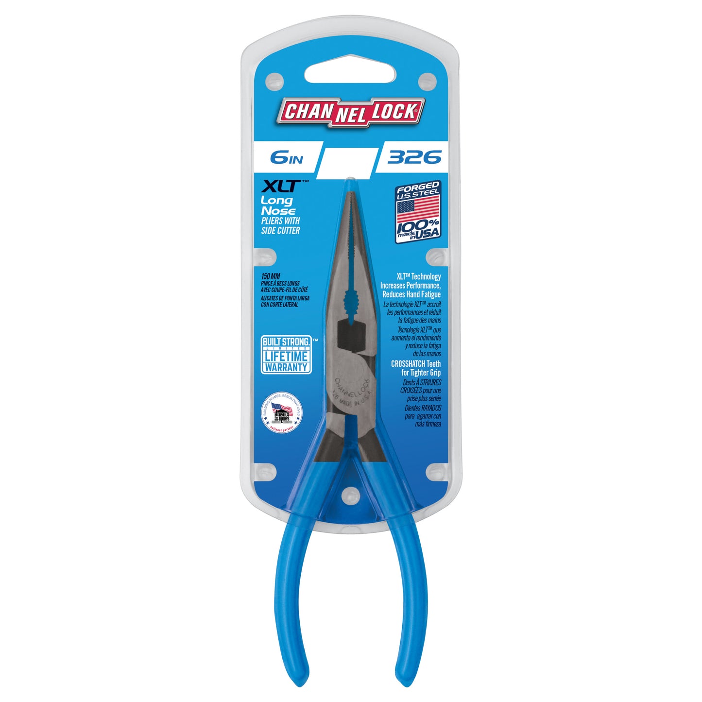 6-inch XLT™ Combination Long Nose Pliers with Cutter (326)