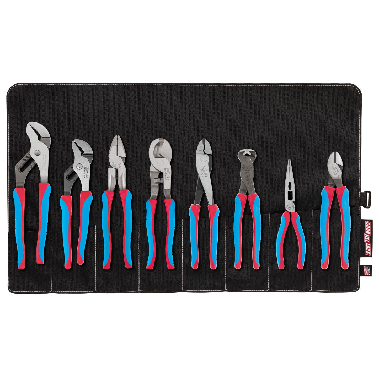 8pc Electrical Pliers Tool Set with Tool Roll (CBR-8)