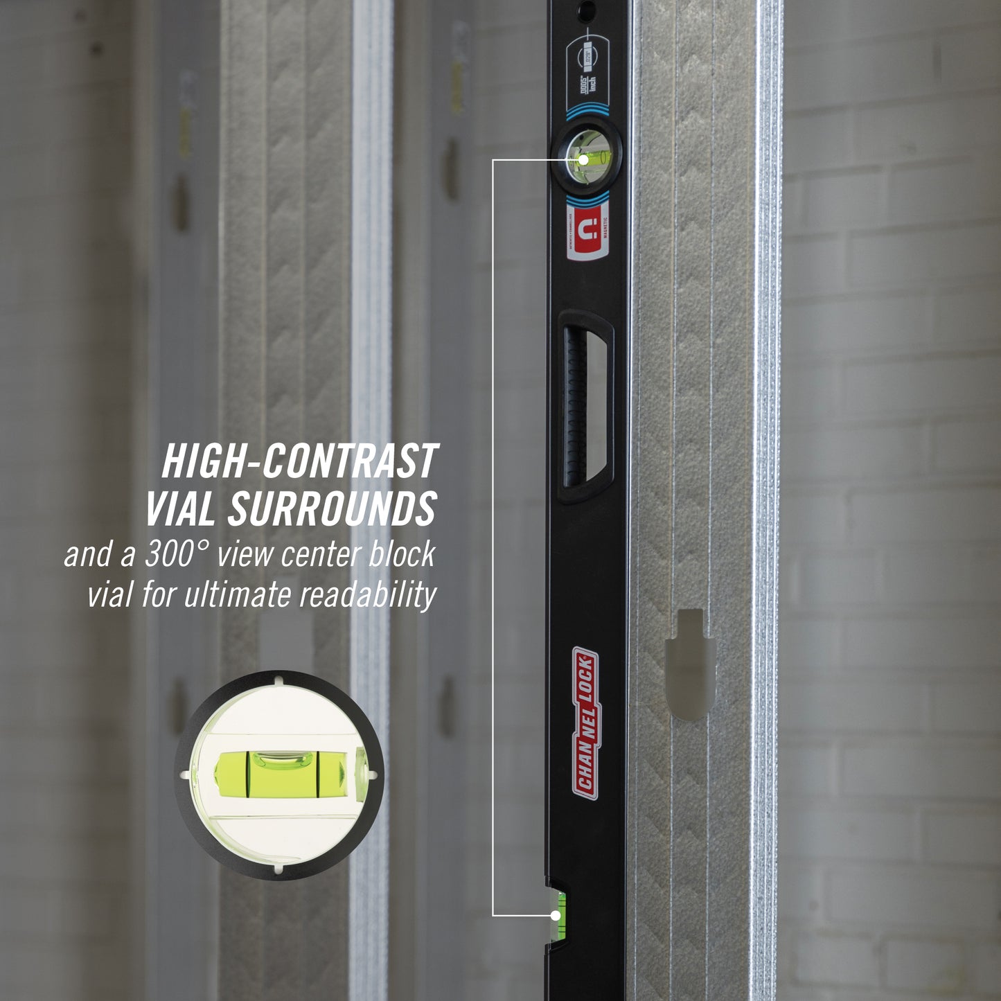 78-inch Professional-Grade Magnetic Aluminum Box Level (5200-0078M)