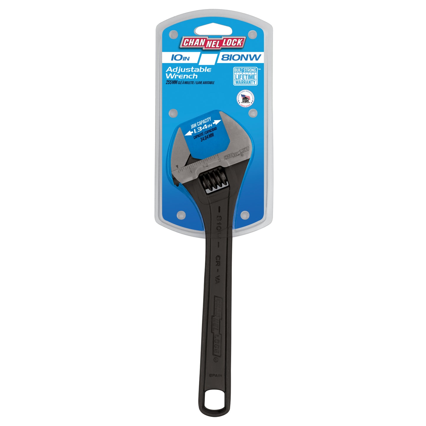 10-inch Adjustable Wrench (810NW)