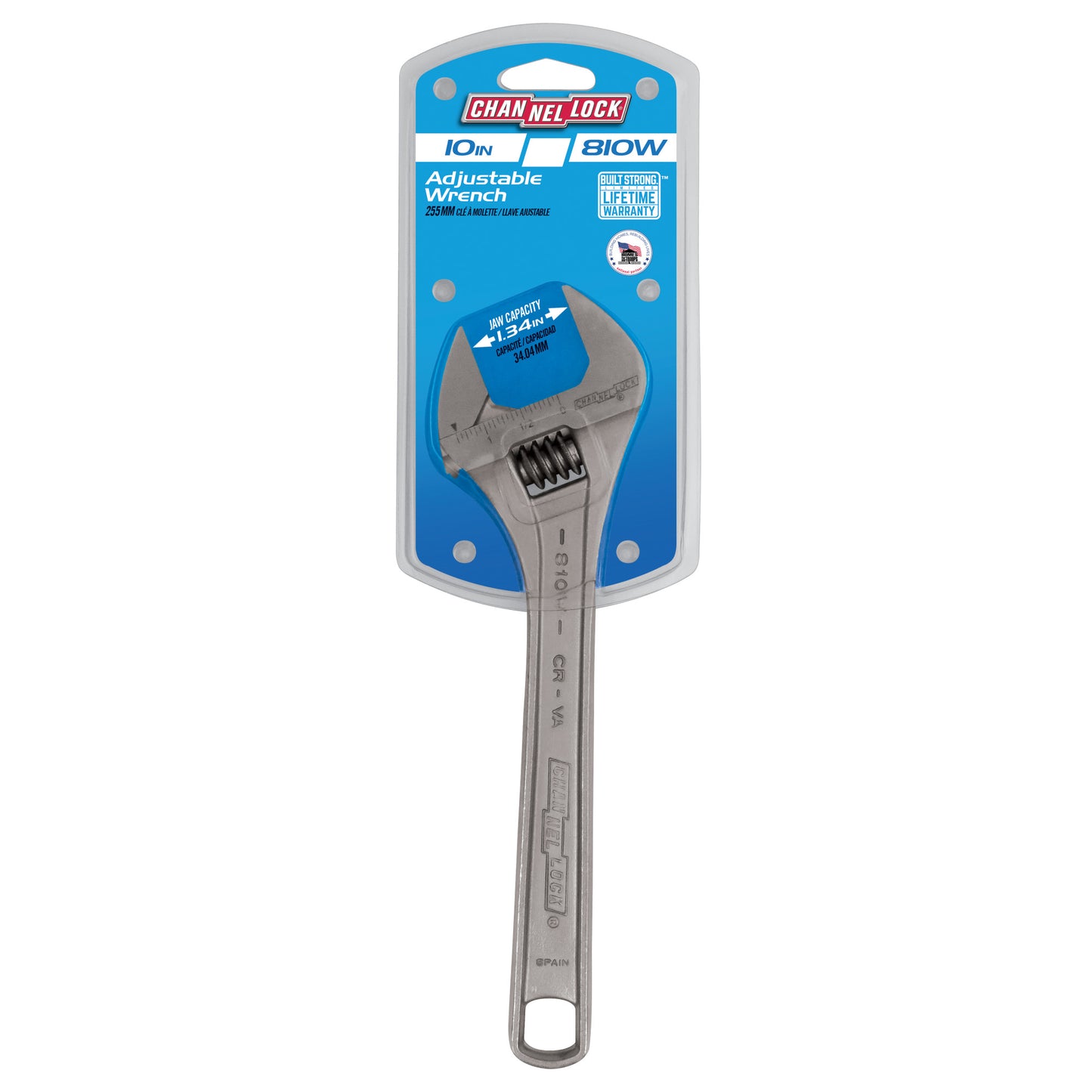 10-inch Adjustable Wrench (810W)